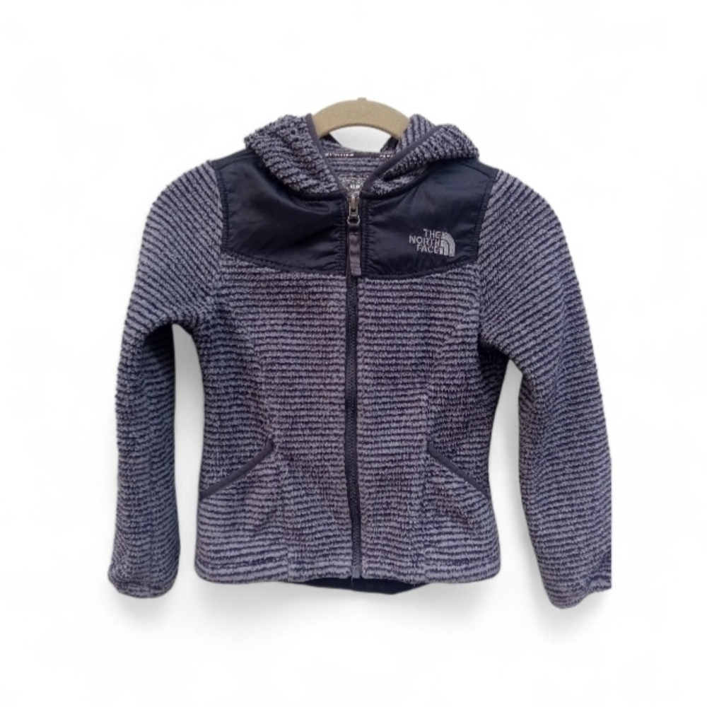 The North Face Kids Purple Hooded Zip Fleece Sweatshirt